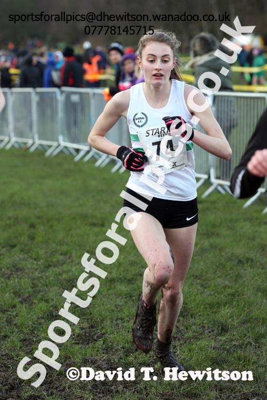 Womens under-20 Northern Cross Country Champs., Witton Park, Blackburn. Photo: David T. Hewitson/Sports for All Pics